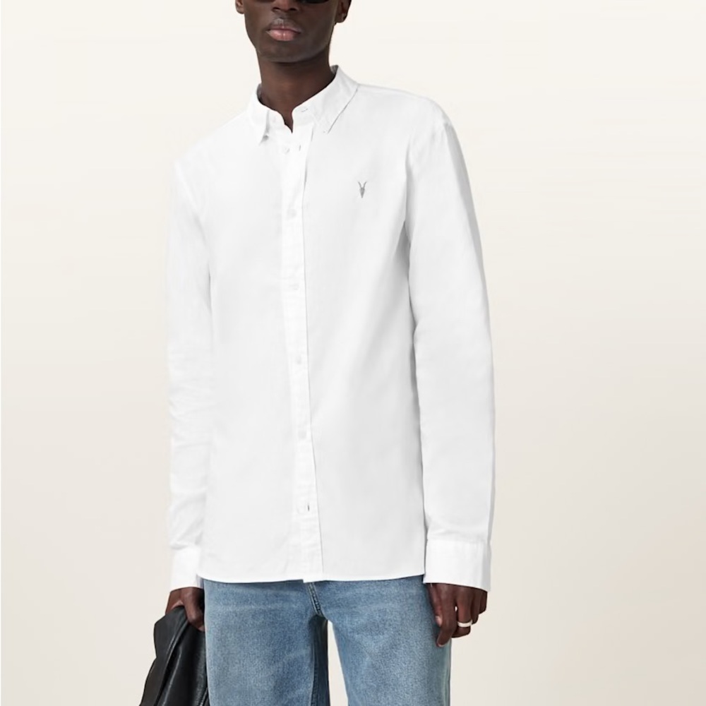 All Saints White Dress Shirt